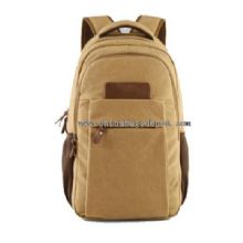 Soft Plain Canvas Shoulder Backpack images