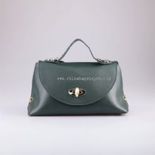 Two pieces split leather ladies bag images