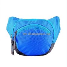 Water-resistant travel sport elastic waist bag images