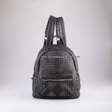 Weaving PU unisex studs designer backpack images