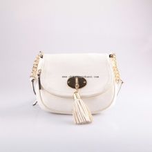 White crossbody saddle shoulder bag images