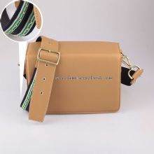 Wide strap shoulder bag images