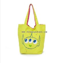Yellow canvas shopping bags images