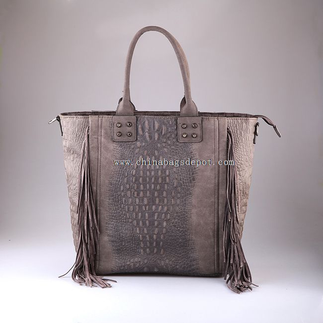 Exotic snake skin handbag