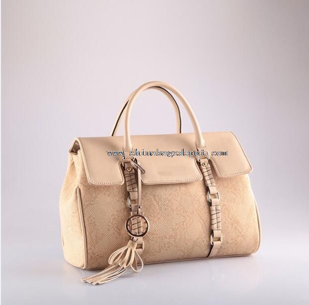 Fashion lady snakeskin handbag