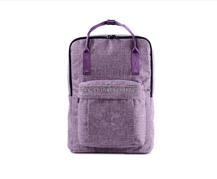 Fashion Shoulder Girls Canvas Computer Backpack