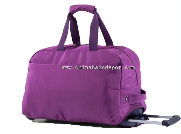 Bolsa de carrinho roxo dobrÃ¡vel para viagem