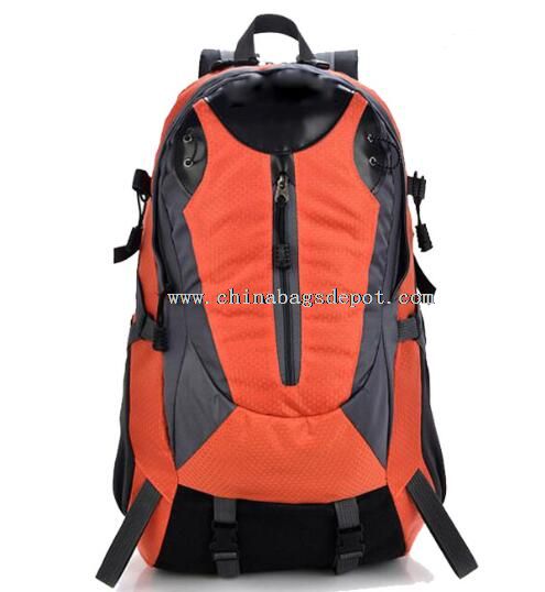 Folding travel backpack