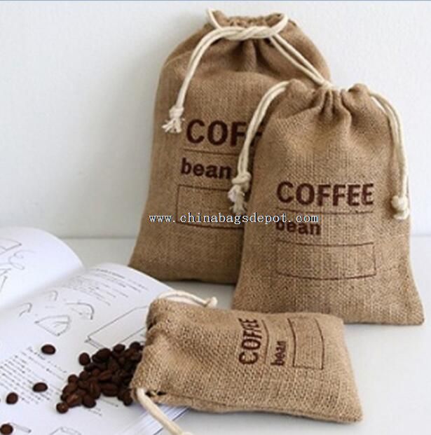 Jute coffee bean bags