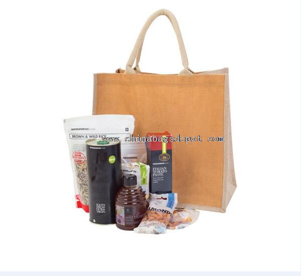 Jute shopping bag