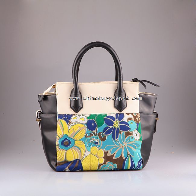 Ladies flower printing bag