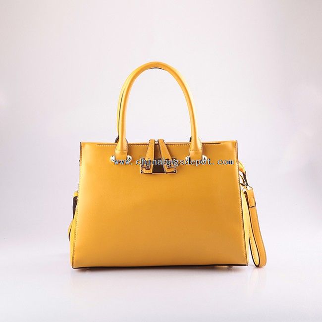 Ladies satchel hand bag with long shoulder strap