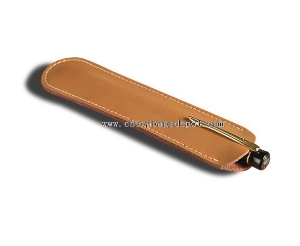 Leather pencil case