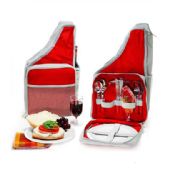 2 person picnic sling backpack images