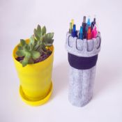 Felt rolling pencil holder images