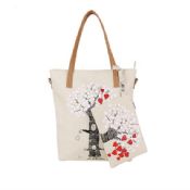 Accrocher le sac fourre-tout en toile fichier images