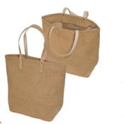 Jute tote shopping bags images