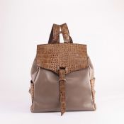 Leather drawstring backpacks images