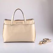 Leather Women Tote Bag with Long Shoulder Strap images