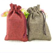 Linen drawstring bag images