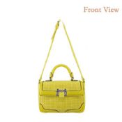 Borsa Messenger in colore giallo chiaro images