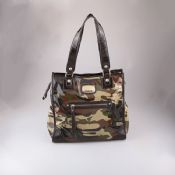 Sac en cuir verni camouflage militaire images