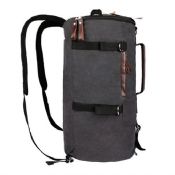 Multifunktionale Zylinder Leinwand Laptop Rucksack Reisen images