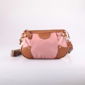 Nylon and PU Trendy Lady Crossbody Sling Shoulder Bag images