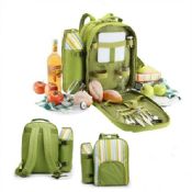 Outdoor double shoulder 2 person picnic bag images