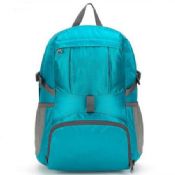 Promotional folding travelling backpack images