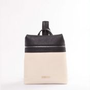 PU color block backpack images