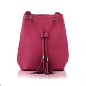 PU leathe drawstring bag images