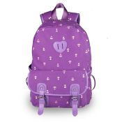 Purple Canvas Backpacks School Bags images