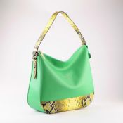 Python snake pu leather handbag images