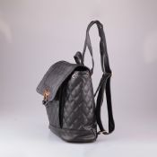 School Leather Backpack with Drawstring images