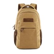 Soft Plain Canvas Shoulder Backpack images