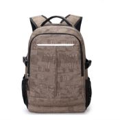 Travelling backpack with printing fabric images