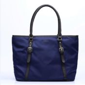 Water proof nylon fashion blue hand bag images