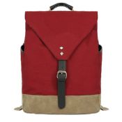 Gewachste Canvas Rucksack images