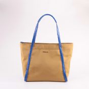 Zipper open nylon tote bag images