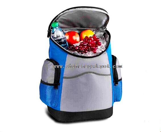 Lunch cooler bag with durable hard liner