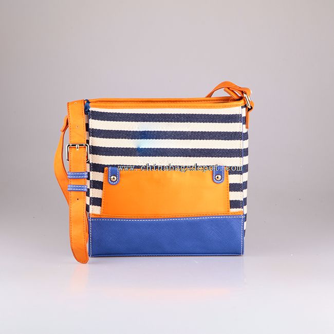 Multi color shoulder bag