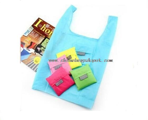 Nylon foldable shopping bag