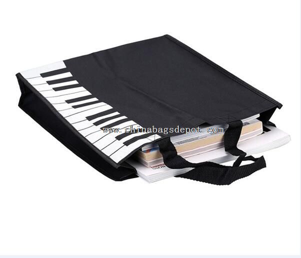 Touches du piano fourre-tout sac à provisions