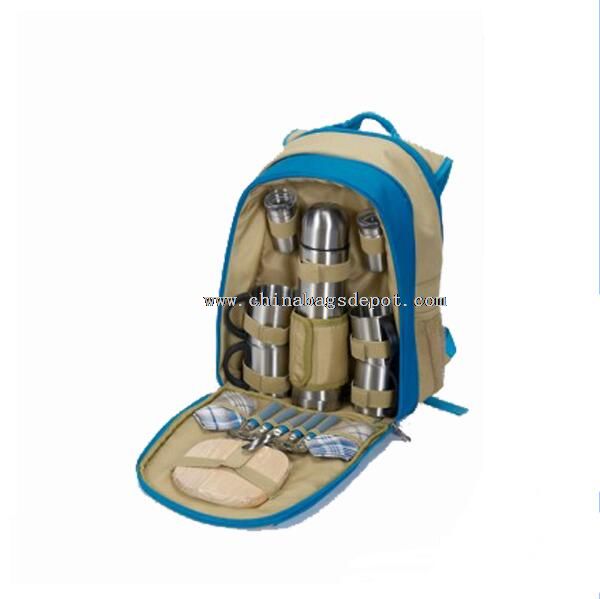 Picnic backpack cooler bag