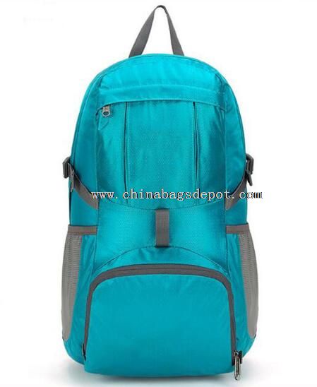 Promotional folding travelling backpack