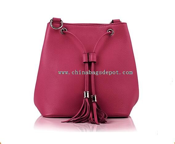 PU leathe drawstring bag