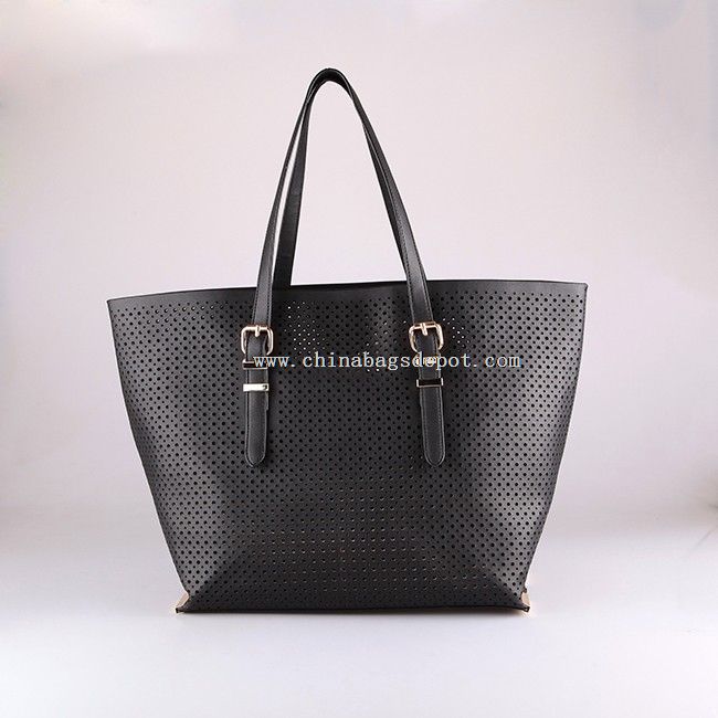 Saco de tote de mulheres material PU