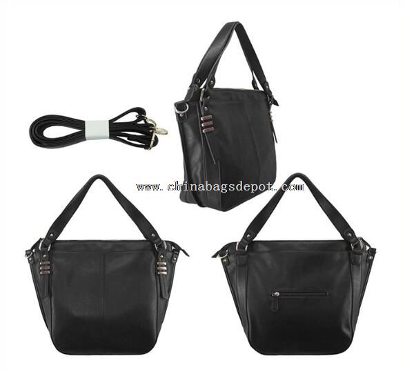 PU Shopping Bag With Detachable Strap