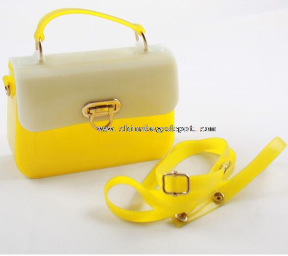 Candy di PVC colore Messenger Bag